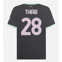 Fotbalové Dres AC Milan Malick Thiaw #28 Alternativní 2024-25 Krátký Rukáv